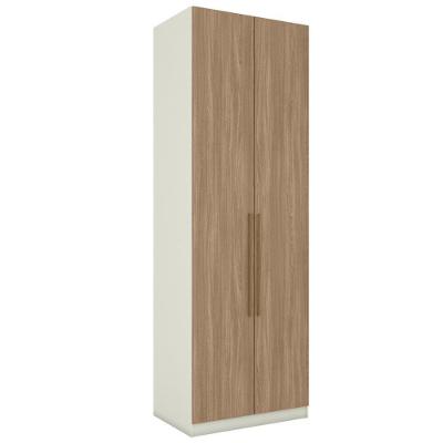 Guarda Roupa Modulado Seletto 2 Portas de Bater 3 Gavetas Areia Jequitiba