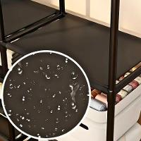 Cabideiro Preto Multifuncional Organizador Com 4 Divisões - 6