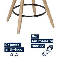 Kit 4 Cadeiras Moscou 79cm Couríssimo Amarula - Salaone Amarula