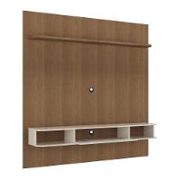 Painel Com Suporte Para Tv Até 75 Polegadas Com Led E 1 Porta Multimóveis Cr45314 Cinamomo-off White - 5