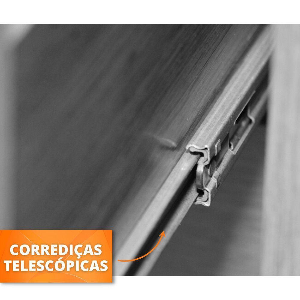 Guarda Roupa Casal Encanto 100% Mdf 6 Portas E 4 Gavetas Ruf Imbuia/off White/imbuia - 4