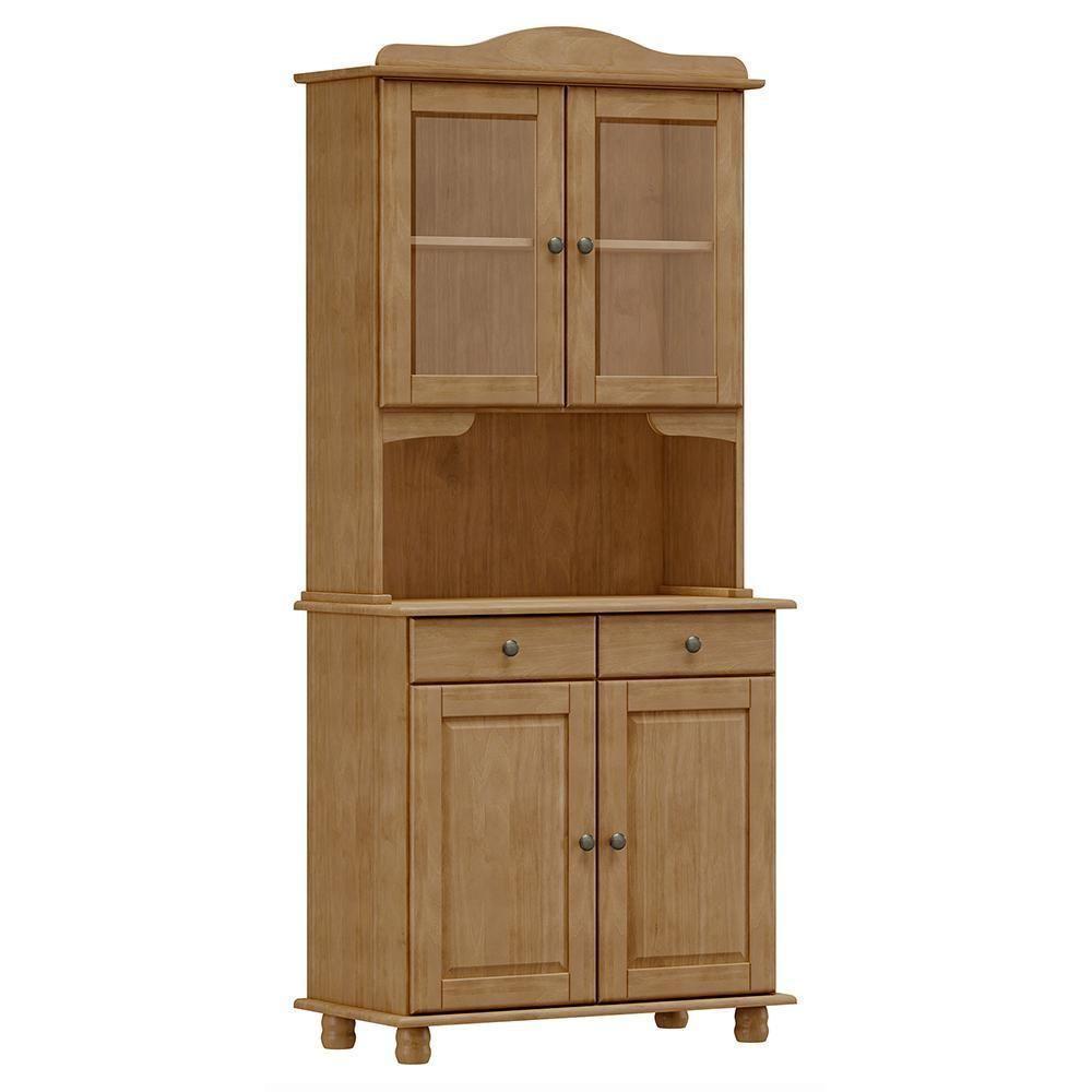 Cristaleira Rubi 4 Portas E 2 Gavetas Freijó - Finestra Móveis Freijó - 1