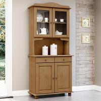 Cristaleira Rubi 4 Portas E 2 Gavetas Freijó - Finestra Móveis Freijó - 2