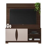 Home Com Painel Para Tv Até 56 Polegadas União Jcm Café Off White - 1