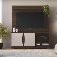 Home Com Painel Para Tv Até 56 Polegadas União Jcm Café Off White - 2