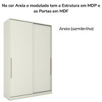 Guarda Roupa Modulado 2 Portas 241x159 Cm Seletto Areia Henn Areia - 7