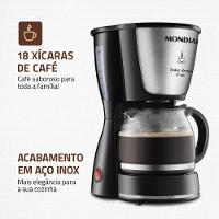 Cafeteira Elétrica Mondial Dolce Arome 550w C-30-18X Preto/inox 220V - 2