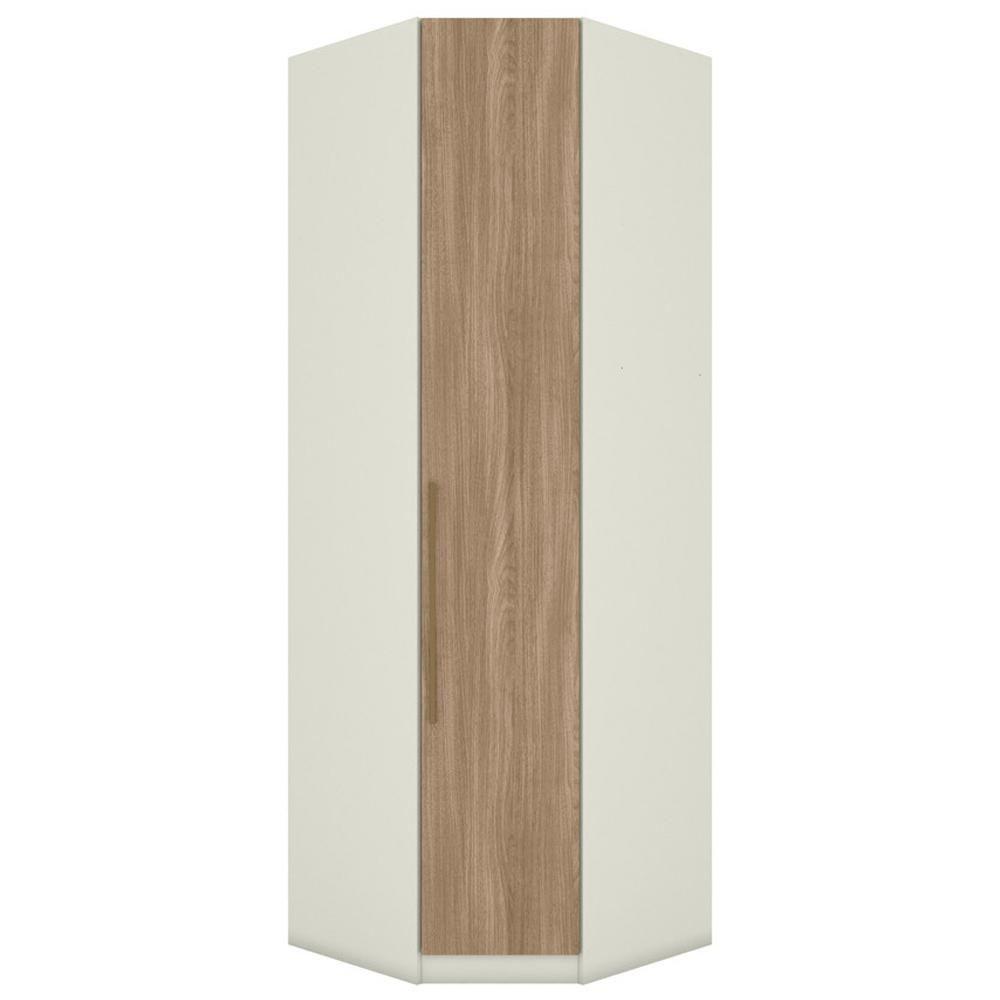 Canto Obliquo Modulado 1 Porta 241x82 Cm Seletto Areia Jequitiba Henn Areia Jequitiba - 1