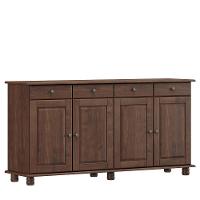 Balcão Aparador Rubi 4 Portas E 4 Gavetas Café - Finestra Móveis Café - 1