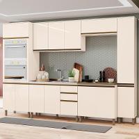 Cozinha Completa Connect 6 Peças Off White Com Paneleiro - Móveis Henn Off White - 2