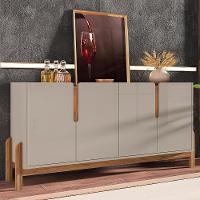 Buffet Aparador Lizz 170cm 4 Portas Off White-cedro - Casa D Off White-cedro - 2