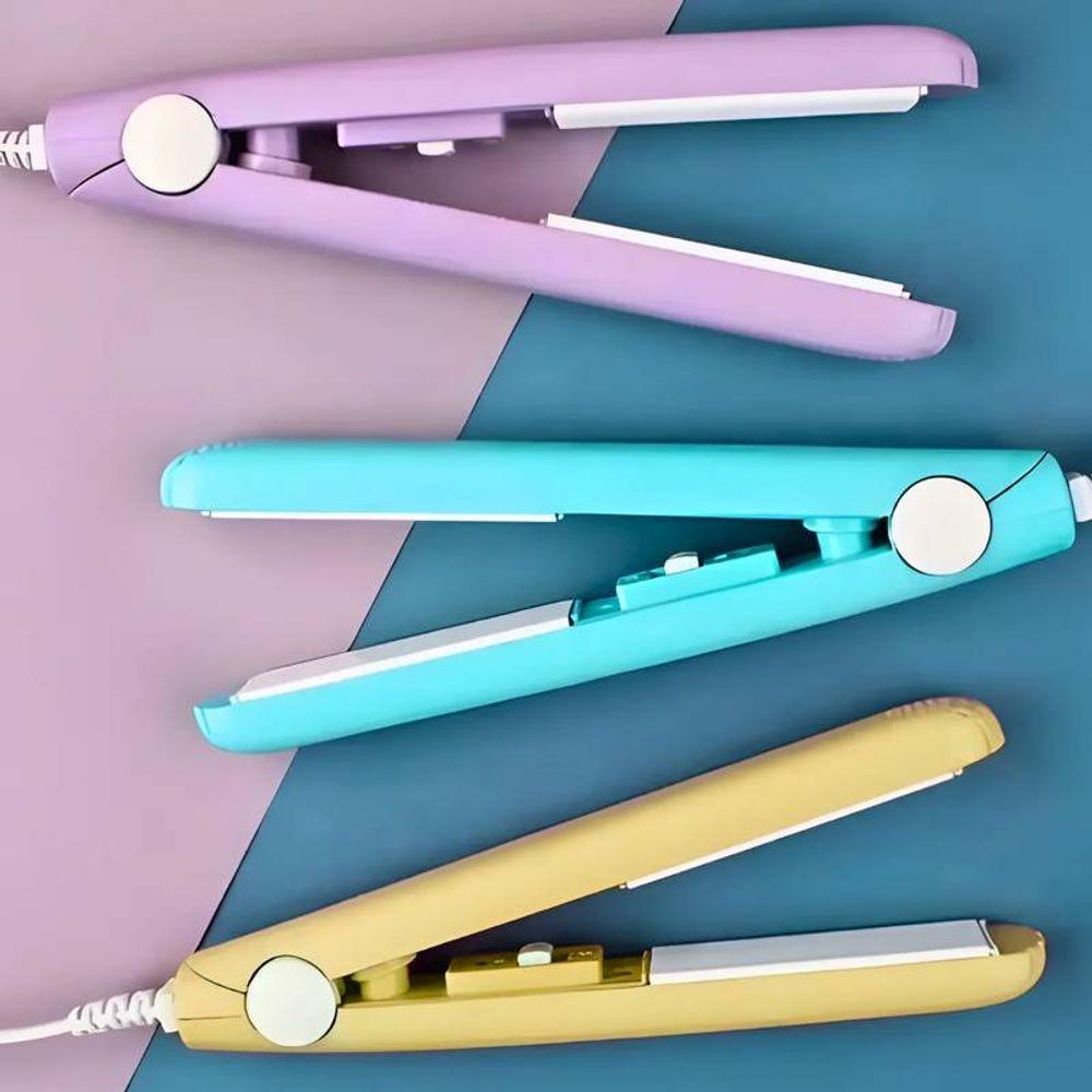 Mini Prancha Portátil Chapinha Bivolt Ideal Para Viagens - 10