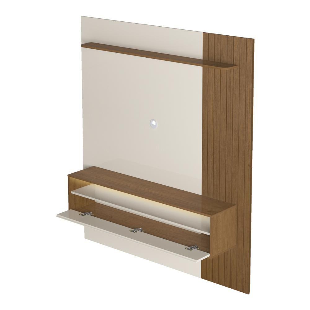 Painel Com Suporte Para Tv Até 65 Polegadas 1 Porta Multimóveis Cr45316 Cinamomo-off White - 4