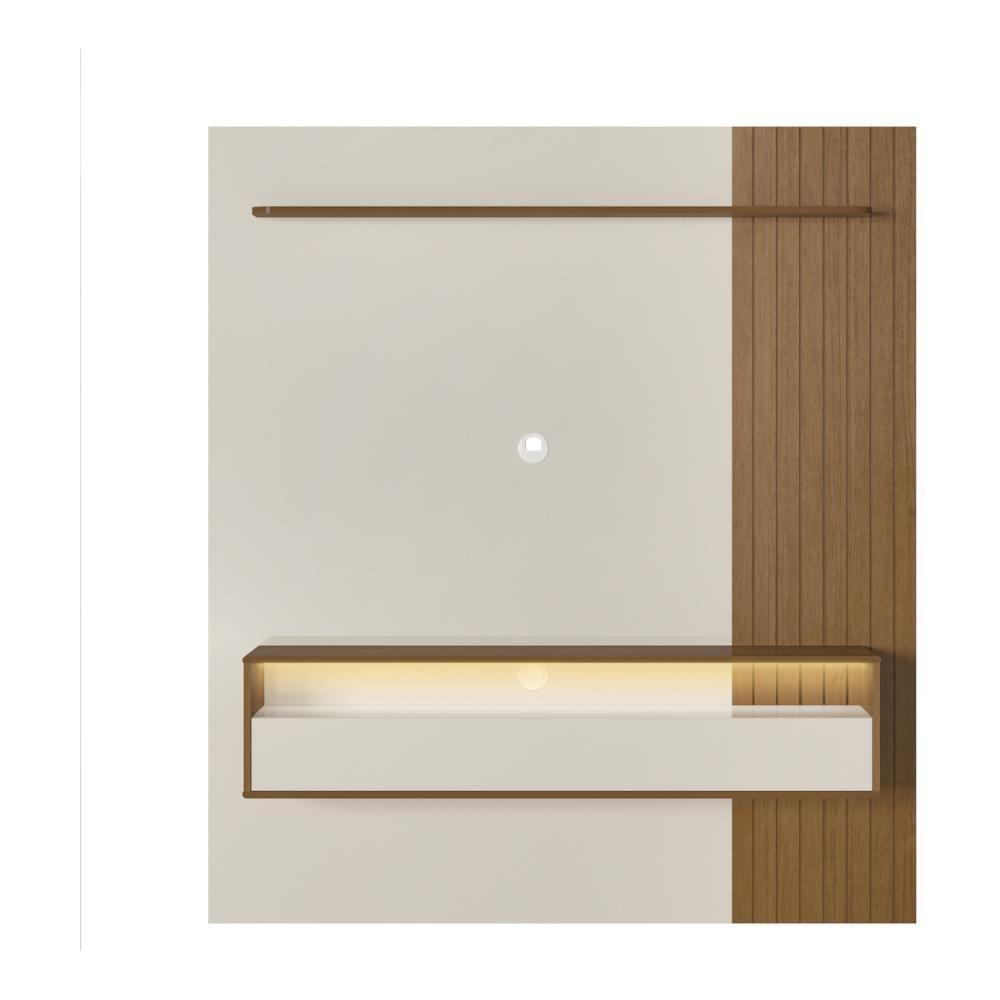 Painel Com Suporte Para Tv Até 65 Polegadas 1 Porta Multimóveis Cr45316 Cinamomo-off White - 6