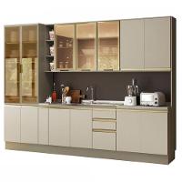 Cozinha Completa 8 Peças Connect Duna-cristal Com Cristaleira E Rodapé - Móveis Henn Duna-cristal - 1