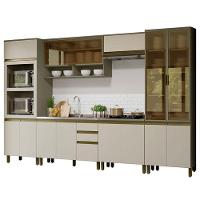 Cozinha Completa 6 Peças Connect Duna-cristal Com Torre Quente E Cristaleira - Móveis Henn Duna-cristal - 1