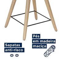 Kit 4 Cadeiras Barcelona 73cm Couríssimo Amarula - Salaone Amarula