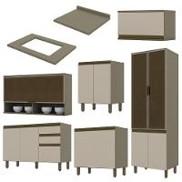 Cozinha Completa 6 Peças Connect Duna-cristal Com Cristaleira - Móveis Henn Duna-cristal - 3