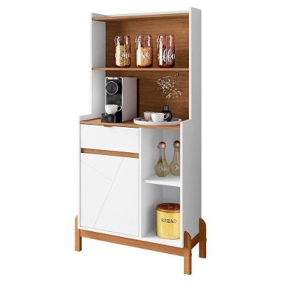 Aparador Cantinho Do Café Bari 1 Porta E 1 Gaveta Branco-cedro - Casa D Branco-cedro