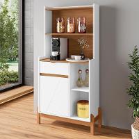 Aparador Cantinho Do Café Bari 1 Porta E 1 Gaveta Branco-cedro - Casa D Branco-cedro - 2