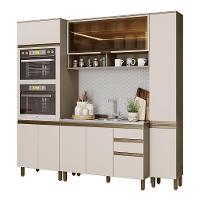 Cozinha Modulada Connect 4 Peças Duna-cristal Com Torre Quente 2 Fornos - Móveis Henn Duna-cristal - 1