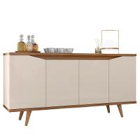 Buffet Aparador Grace 4 Portas Off White-cedro - Casa D Off White-cedro - 1