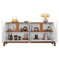 Buffet Aparador Lizz 170cm 4 Portas Branco-cedro - Casa D Branco-cedro - 3