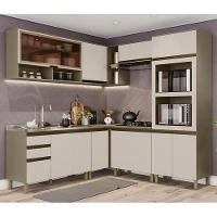 Cozinha Completa De Canto 7 Peças Connect Duna-cristal Com Torre Quente 2 Fornos - Móveis Henn Duna-cristal - 2