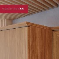 Armário Aéreo Requinte 80cm 2 Portas Nature Com Vidro - Móveis Henn Nature - 6