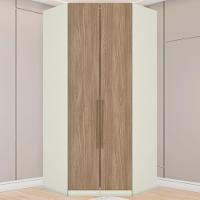 Canto Closet Modulado 2 Portas 241x110 Cm Seletto Areia Jequitiba Henn Areia Jequitiba - 2