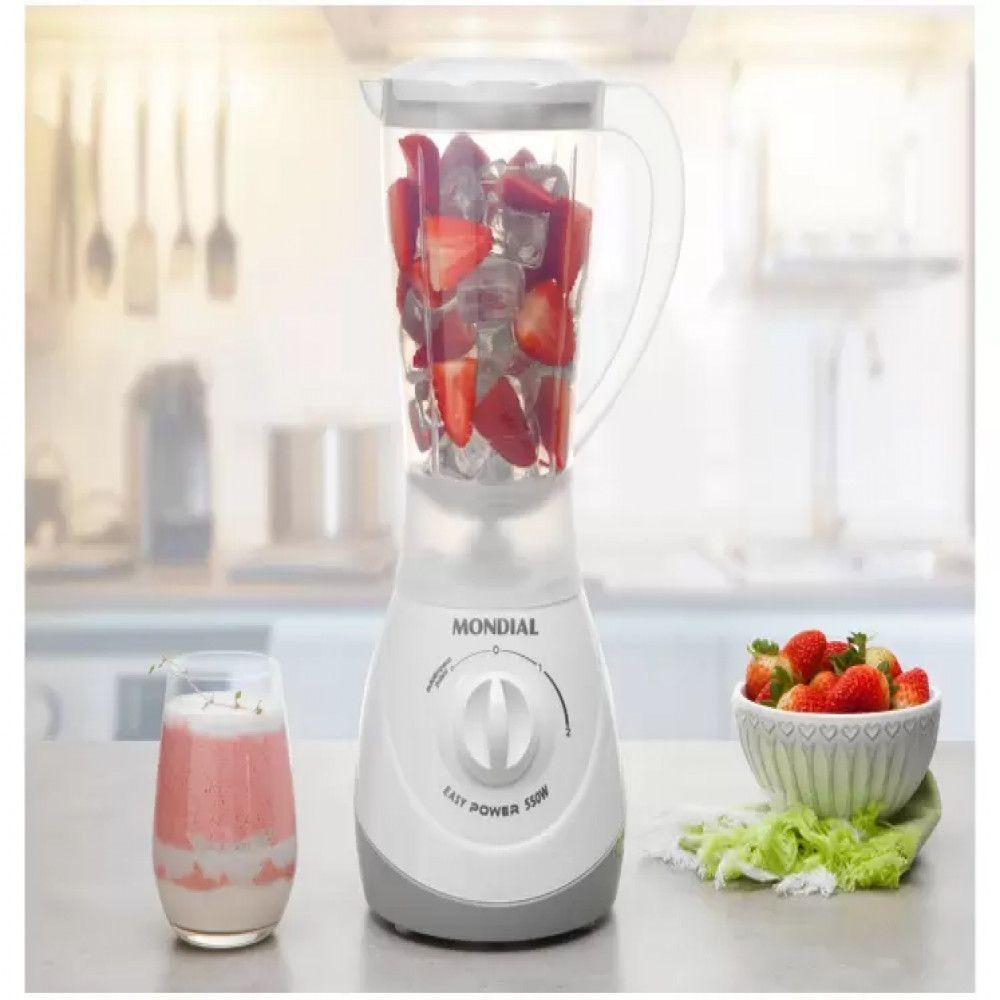 Liquidificador Mondial Easy L-550 Branco 127V - 4