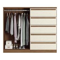 Cômoda Málaga Gold 2 Portas E 5 Gavetas Jatobá-areia - Santos Andirá Jatobá-areia - 4