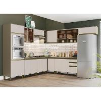 Cozinha Completa De Canto 10 Peças Connect Duna-cristal Com Torre Quente E Aéreo Vidro - Móveis Henn Duna-cristal - 2