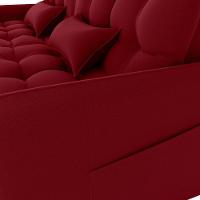 Sofa Cama 2 Lugares 200cm Pillar Veludo E404 Vermelho Milani Store Vermelho - 7