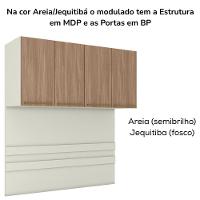 Ponte Casal Modulado 4 Portas 185x165 Cm Seletto Areia Jequitiba Henn Areia Jequitiba - 3