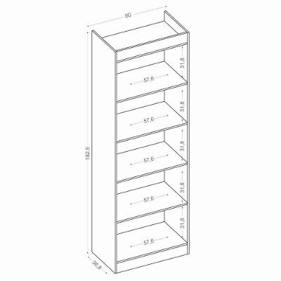 Armário Multiuso 2 Portas Branco - Aramóveis Branco
