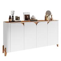 Buffet Aparador Memphis 4 Portas Branco-cedro - Casa D Branco-cedro - 1