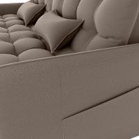 Sofa Cama 2 Lugares 200cm Pillar Veludo E400 Marrom Claro Milani Store Marrom Claro - 7