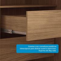 Guarda Roupa 8 Portas E 4 Gavetas Com Espelhos Master New Santos Andi Jatoba/areia - 7