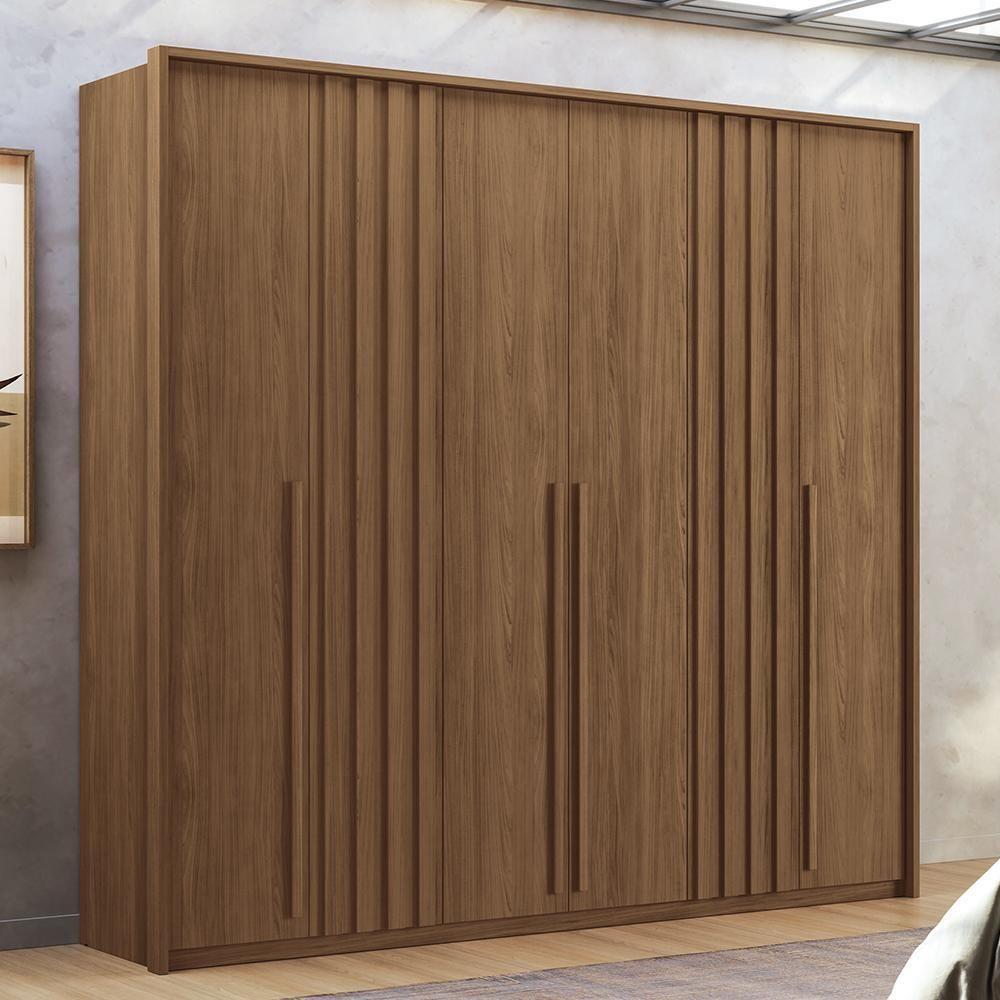 Guarda Roupa Casal Coimbra 6 Portas Jatobá - Santos Andirá Jatobá - 2