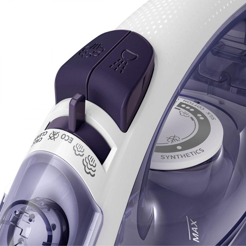 Ferro à Vapor Philips Walita Easyspeed GC1752 Roxo Com Branco 220V - 3