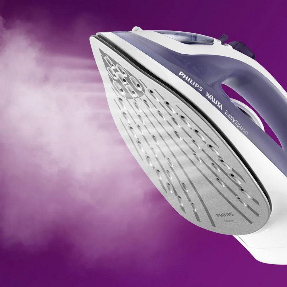 Ferro à Vapor Philips Walita Easyspeed GC1752 Roxo Com Branco 220V - 5
