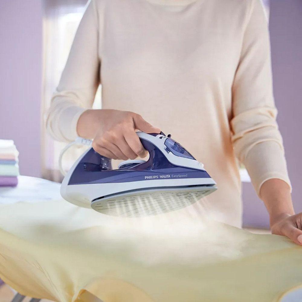Ferro à Vapor Philips Walita Easyspeed GC1752 Roxo Com Branco 220V - 7