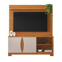 Home Com Painel Para Tv Até 56 Polegadas União Jcm Cinamomo Off White - 1