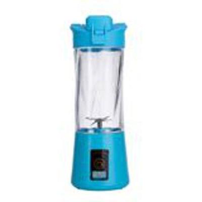 Mini Liquidificador Portátil Usb 300Ml Azul