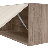 Armario Aereo E Balcao Mdf 70cm Kali Carvalho Toq Bianco Toq Nicioli Carvalho Toq Bianco Toq - 6