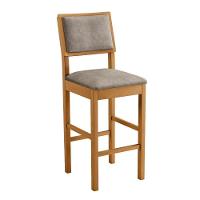 Banqueta Jade 04 Madeira Maciça Jcm Verona Grafite - 1