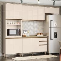 Cozinha Completa 4 Peças Connect Off White Com Torre Quente 1 Forno - Móveis Henn Off White - 2