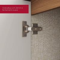 Armário Aéreo Requinte 120cm 3 Portas Nature - Móveis Henn Nature - 5