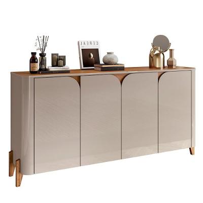 Buffet Aparador Memphis 4 Portas Off White-cedro - Casa D Off White-cedro